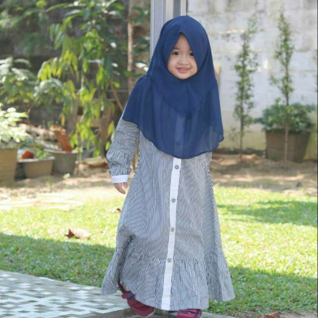 Gamis maryam/gamis anak/gamis katun/maryam kids/gamis nadira