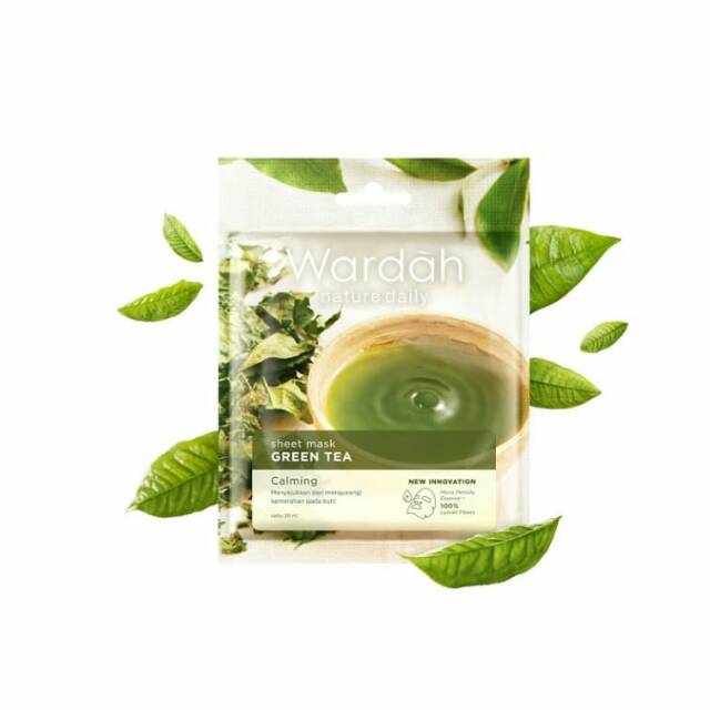 Wardah Nature Daily Sheet Mask Green Tea