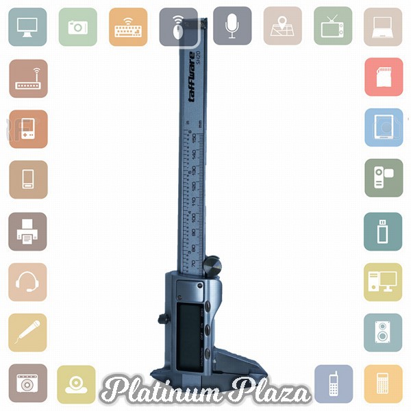 Taffware Jangka Sorong Digital LCD Vernier Caliper Micrometer 15CM - SH20 - Silver`EG7O0D-