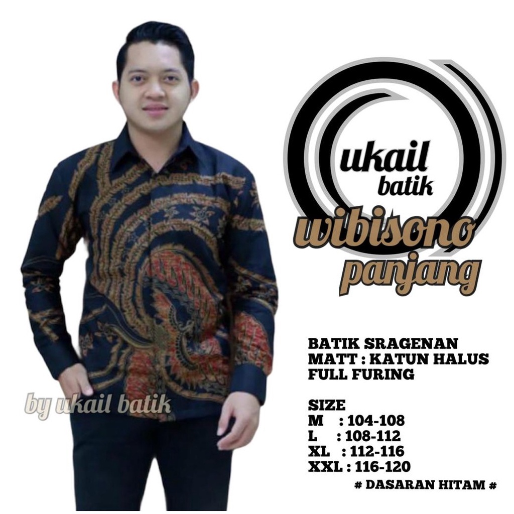 WIBISONO UKAIL KEMEJA BATIK SOLO PRIA LENGAN PANJANG LAPIS FURING ATASAN BATIK PREMIUM MODERN KATUN HALUS  KERTOSONO BIRU PARI COKLAT DWI PANGGA IBRAHIM PROBOSETO KUNING KEPYAR NAVY PERWIRA SOGAN BUNG ABU WEDANTAPINUSPEN PAKIS AJI PRABA ULUNG ABIMANYU ORI