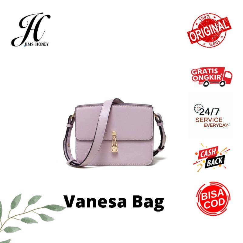JIMS HONEY VANESA BAG tas selempang wanita muat banyak mewah kado pesta hangout ke mall bisa COD gra