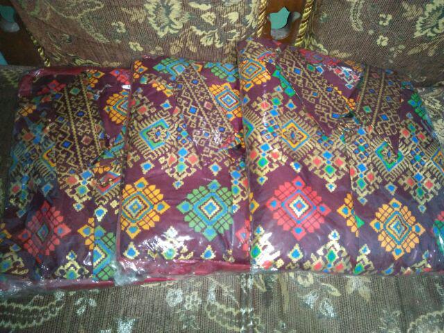 Batik Couple Brokat Tile Kebaya Maura Zara Brown