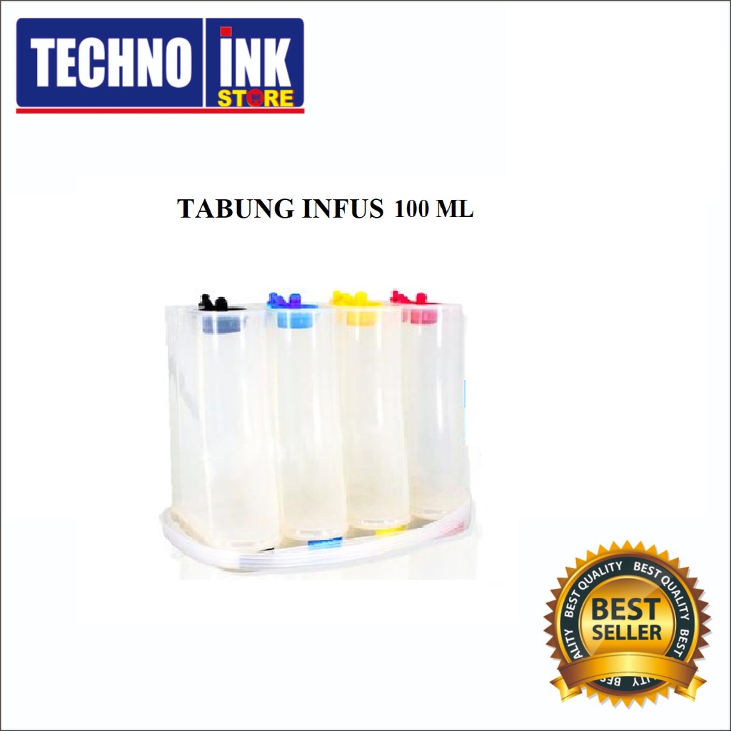 Tabung infus printer/ tabung Infus 4 warna
