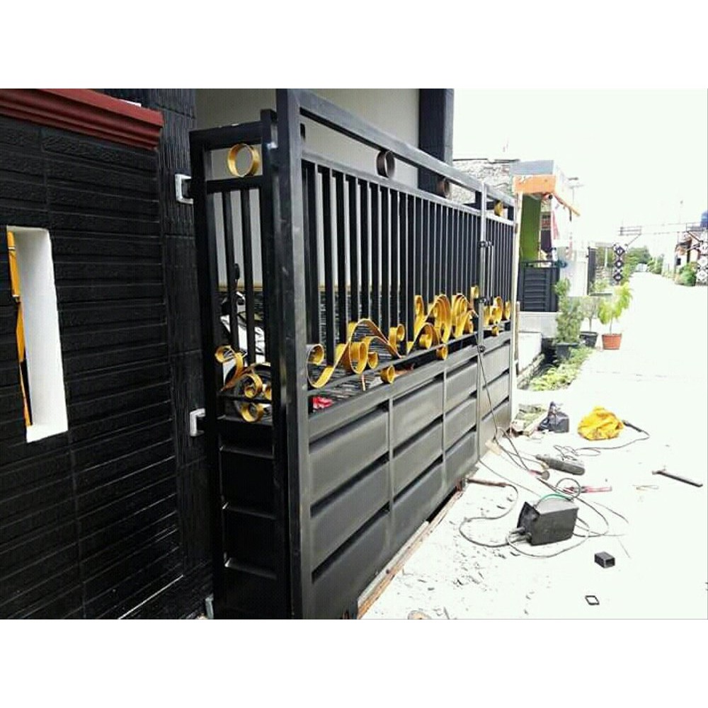  Pagar  Klasik Pintu  Dorong Klasik Pagar  Motif Pintu  Dorong 