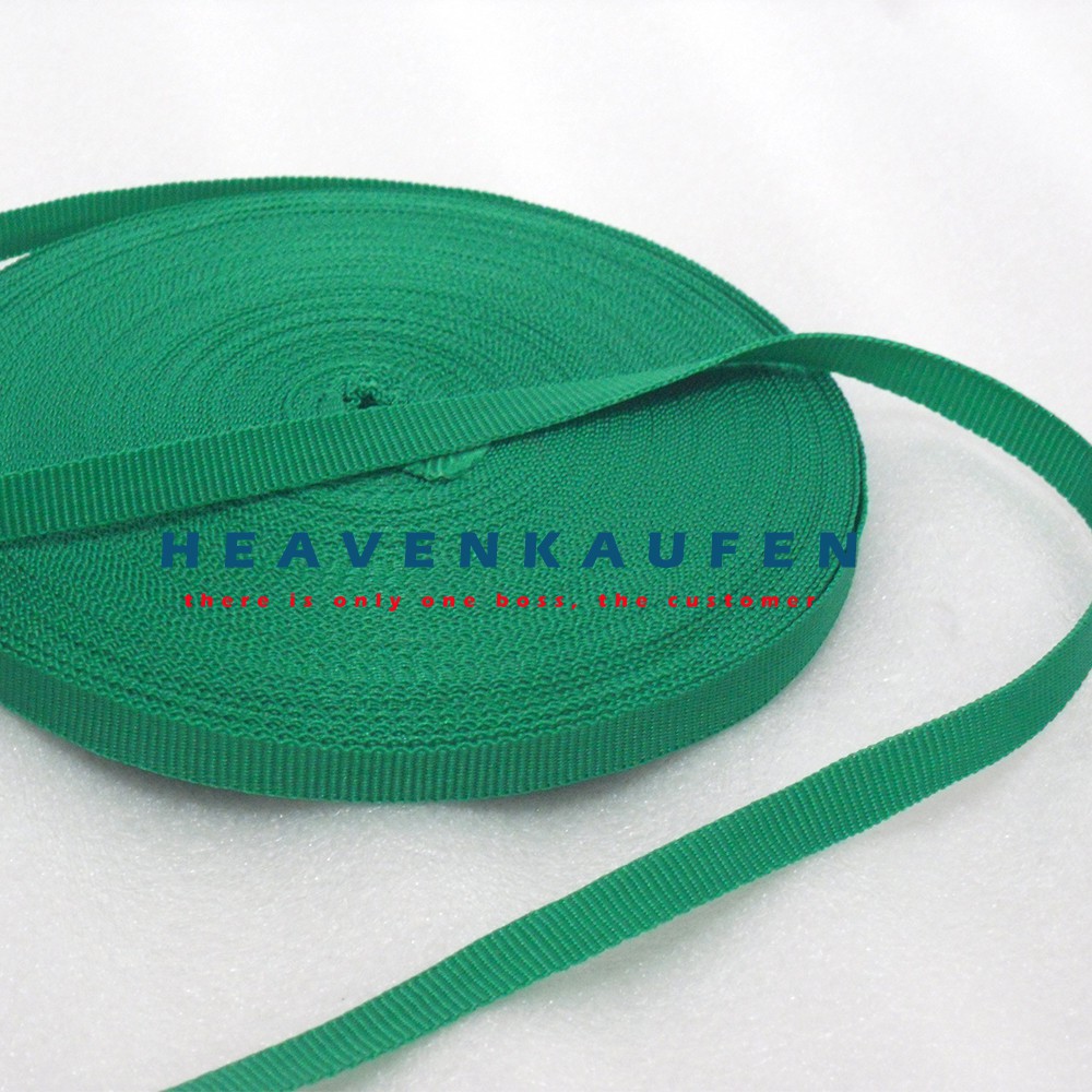 Tali Webbing Lanyard 1 cm Hijau Harga Per Meter