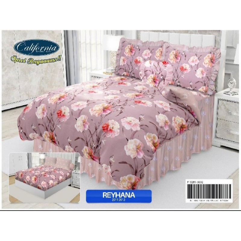 Bed Cover Rumbai California 180x200 King Reyhana Shopee Indonesia