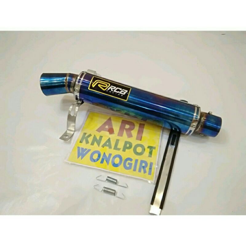 silencer knalpot RCB bluemoon silencer knalpot saja inlet 50mm