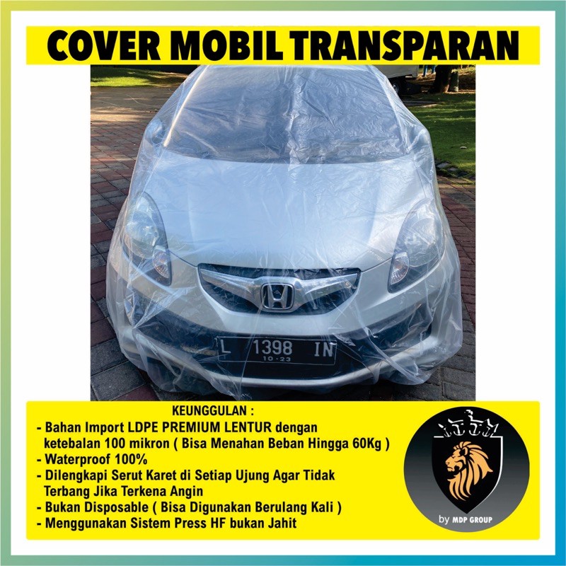 Cover Mobil Outdoor Fortuner Pajero Tutup Mobil Sarung Mobil Alphard Waterproof Plastik Transparan Shopee Indonesia