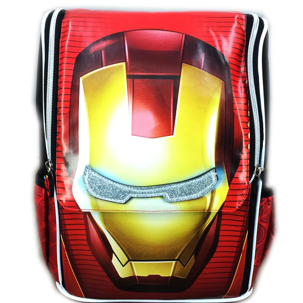 Tas Ransel Sekolah Anak TK Jepang Iro n Man 3D Muka Timbul S