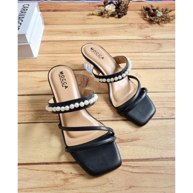 ABBUSHOES ZN 04 hak kaca mutiara nafisa 5cm