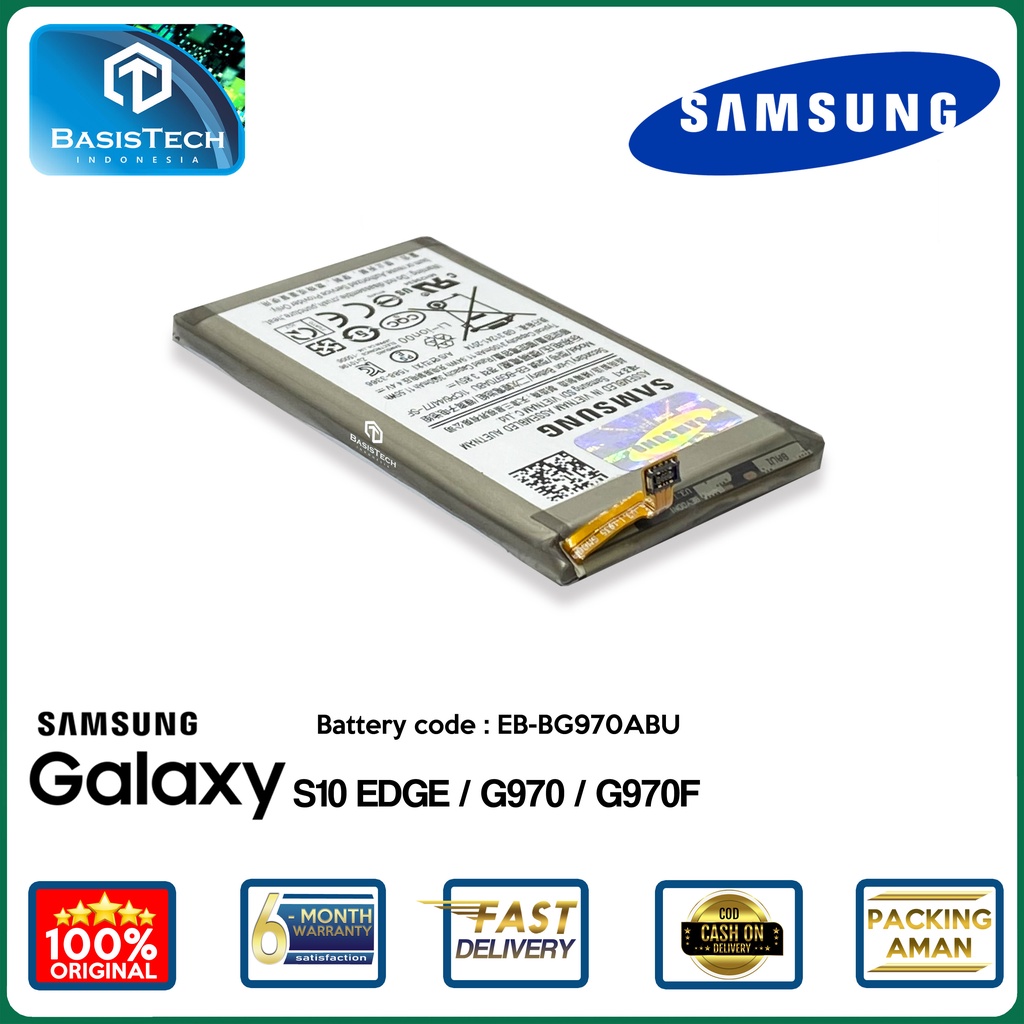 BATERAI SAMSUNG S10 EDGE - G970 - G970F - EB-BG970ABU - ORI