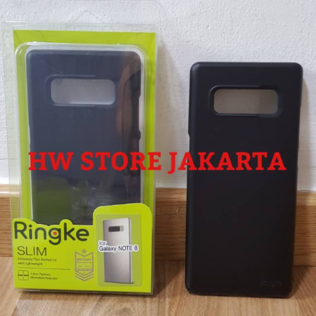 ORIGINAL REARTH RINGKE SLIM CASE SAMSUNG GALAXY NOTE 8 - BLACK