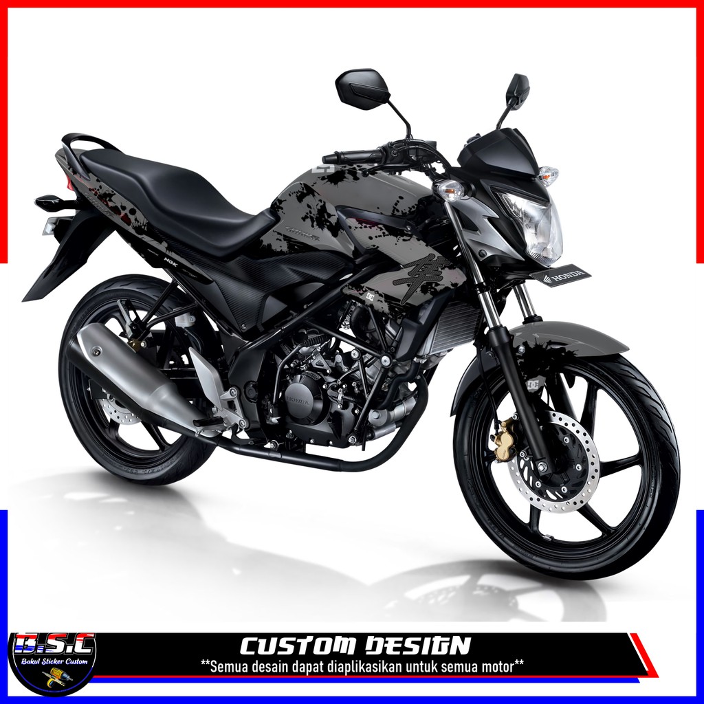 Decal FULL BODY Sticker CB 150R / CB150R / OLD CB 150R V.1 Motif Hayabusa Black