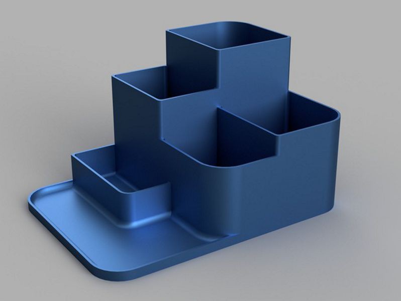 

Kotak Pensil Desk Organiser - S3D