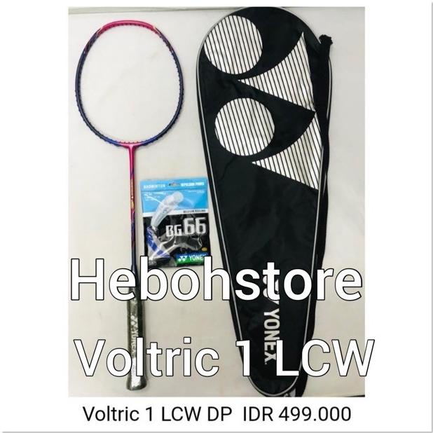 FREE PASANG RAKET BADMINTON YONEX VOLTRIC 1 LCW SET +TAS+SENAR YONEX SDFS6546D