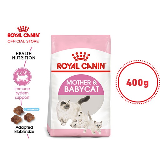 (Freshpack) Makanan Kucing Kering ROYAL CANIN Mother &amp; Babycat 400 Gram / Dry Cat Food Murah