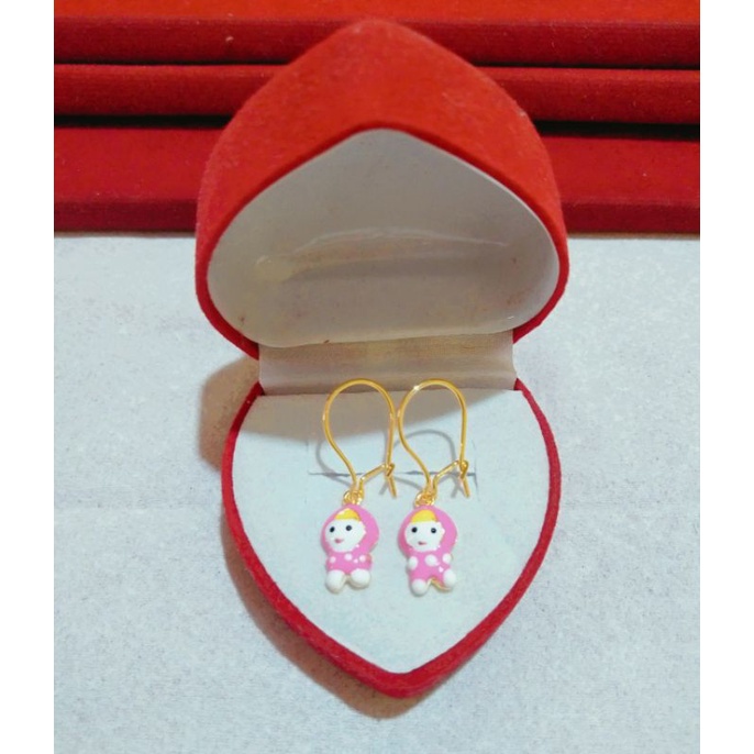 Anting anak import lapis emas