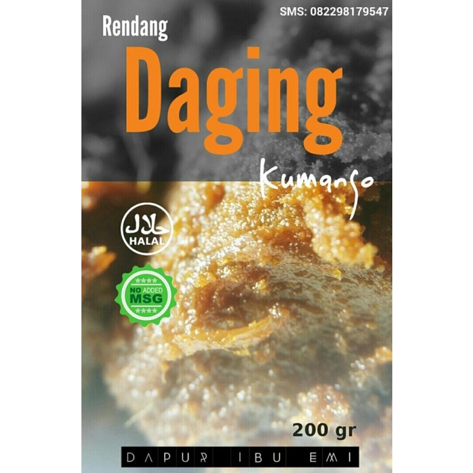 

Rendang Daging Kumango