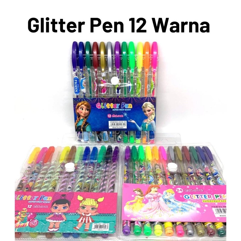 

Pen Gel Glitter blink blink 12 warna per papan harga cuma ⬇️