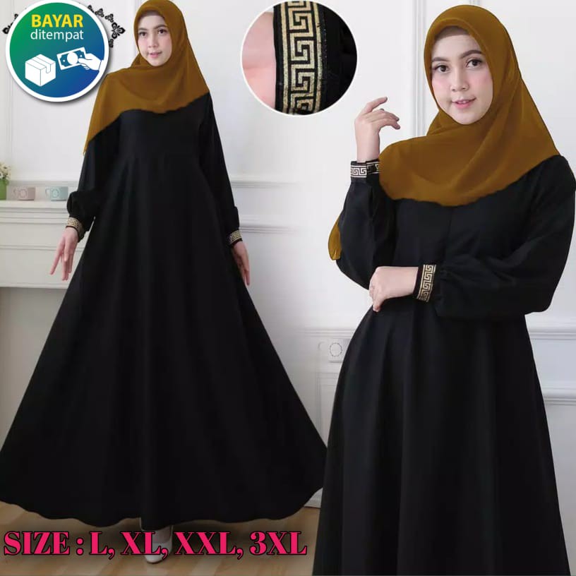 Model Baju Gamis Syar I Terbaru Harga Murah Mimi307 Diskon 20