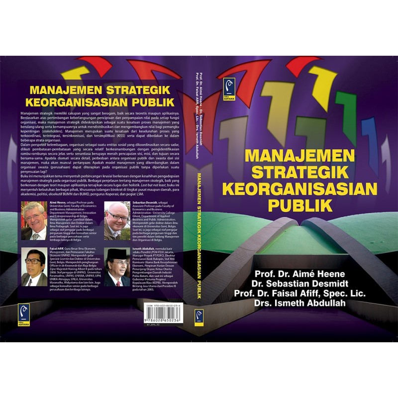 

BUKU MANAJEMEN STRATEGIK KEORGANISASIAN PUBLIK