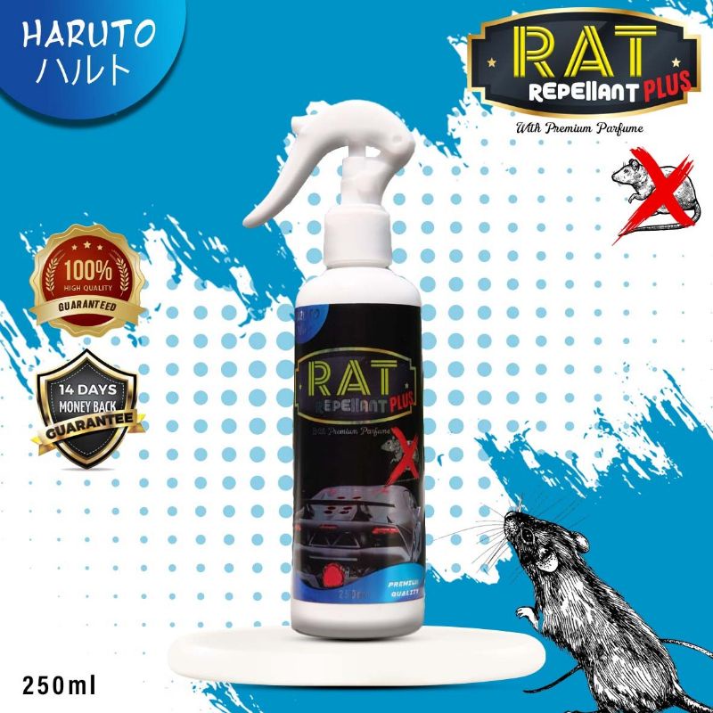 Pengusir tikus untuk mobil premium quality Haruto rat repellant PLUS 250ml