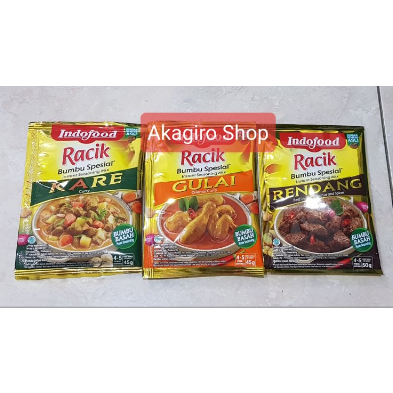 Jual Indofood Racik Bumbu Spesial Gulai Kare Rendang G Indonesia Shopee Indonesia