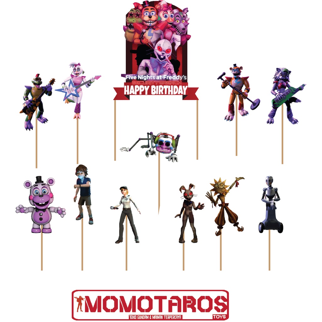 Topper cake Five Night At Freddys Security Breach