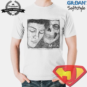 Kaos Band Hardcore Pria /  Original Gildan - Misfits