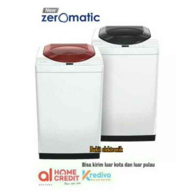 Polytron PAW 75511 Mesin Cuci Top Loading 7.5 Kg - Full Automatic, White Black