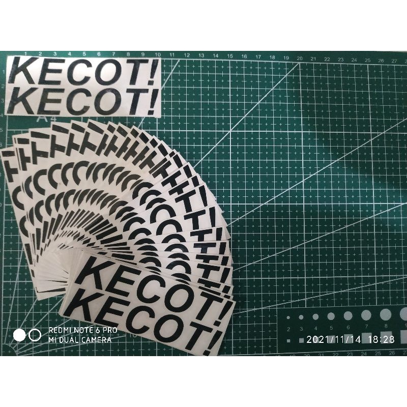 stiker Kecot!