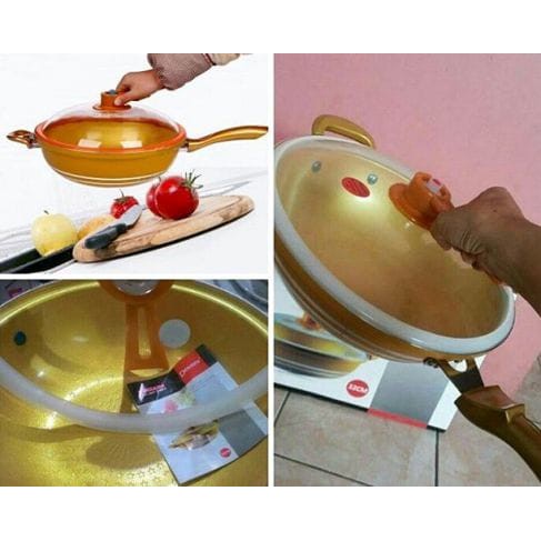 Panci Wok Dessini Ukuran 32 Cm
