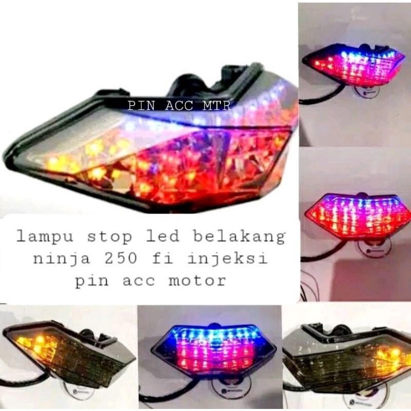 STOPLAMP / LAMPU STOP LED 3IN1 BELAKANG NINJA Z250 250FI 250 FI