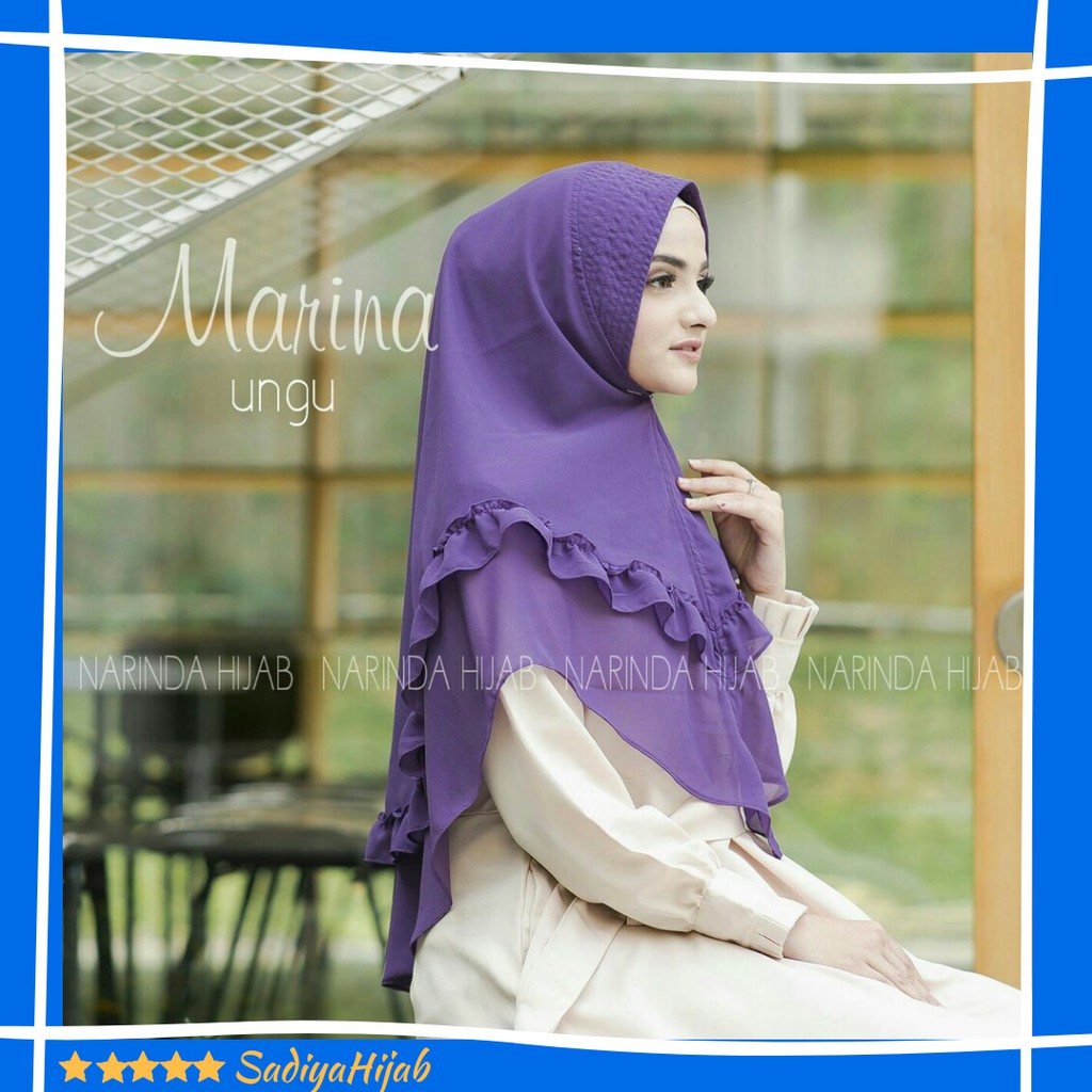 Khimar Bahan Baby Doll Ar Rafi AR205 Jilbab Instan 2 Layer Shopee