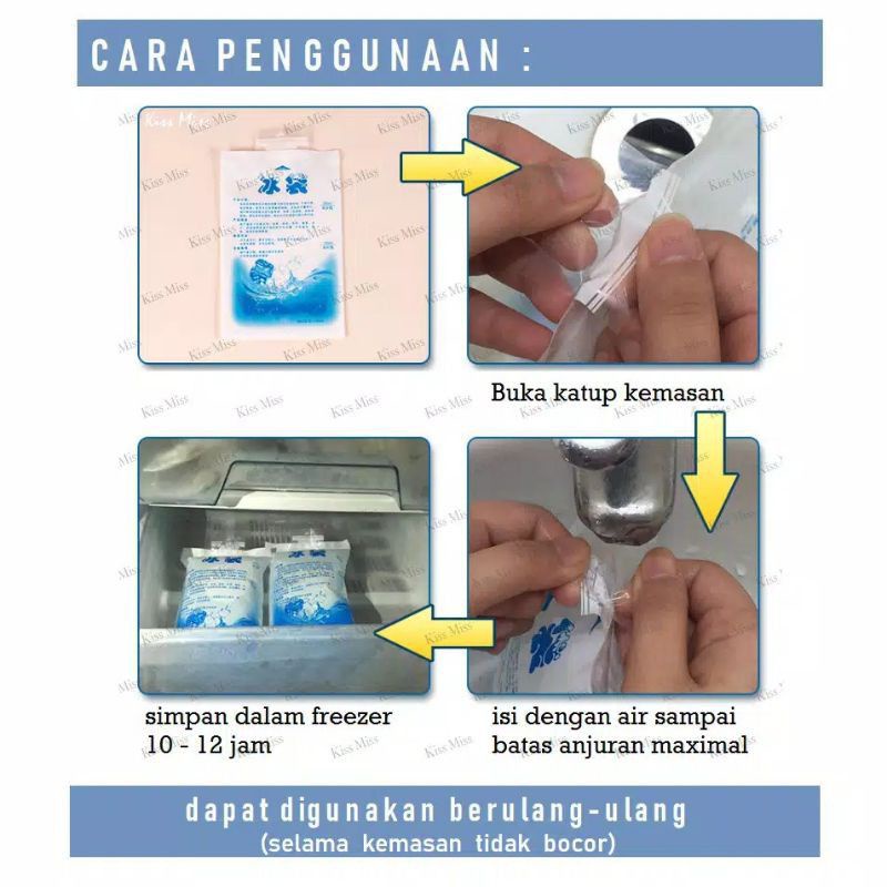 [rumahbayipdg] Ice gel 400 ml pendingin ASI ice gel tas asi