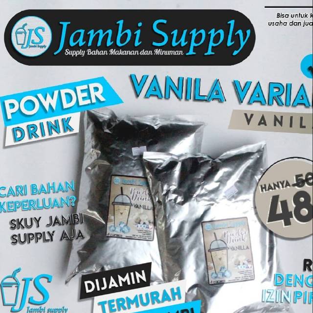 Bubuk minuman Vanila