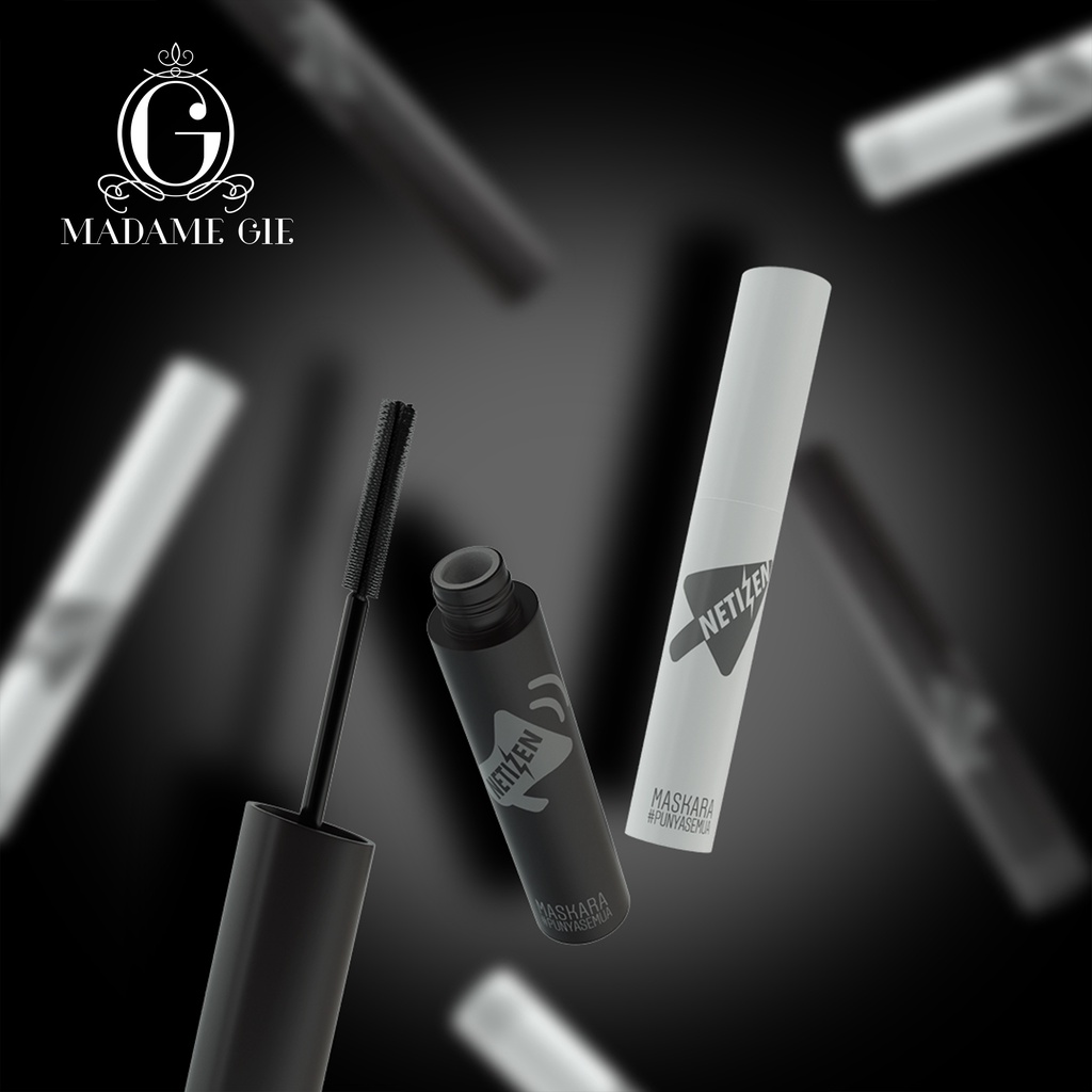 READY Madame Gie Mascara Netizen Black Fibre / Clear Fibre