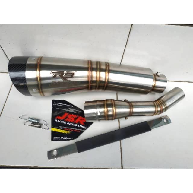 Knalpot R9 H2 jaring SLINCER ONLY CBR150 - CB150 - NINJA MONO - CBR250RR - NINJA250 - DLL
