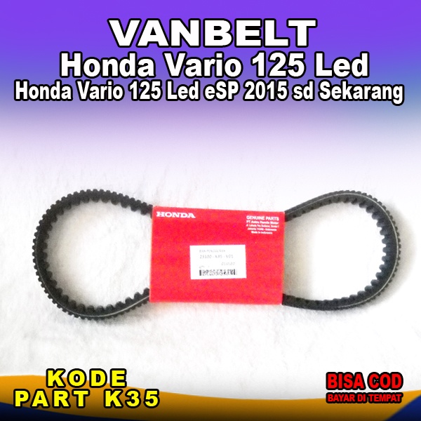 Vanbelt Vario 125 Led Vanbelt Honda Vario 125 Led Penbelt Vario 125 Led Vanbelt K35 V-belt Only Vari