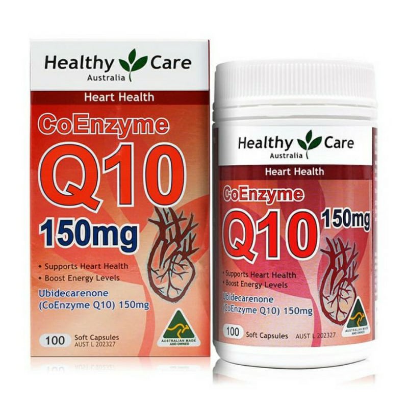 Healthy Care COQ10 COENZYME Q10 Co Q10 150mg 150 mg 100 KAPSUL