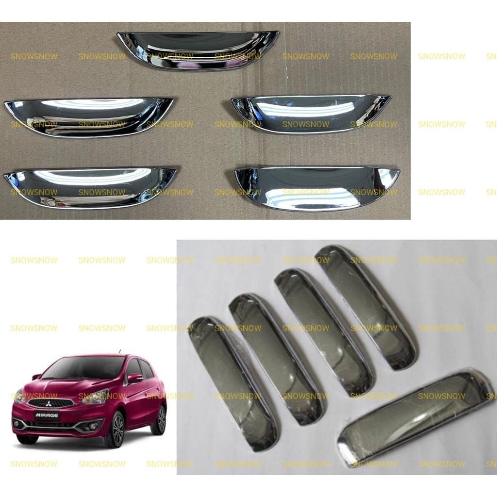 Paket Outer Handle Cover Mitsubishi Mirage Chrome