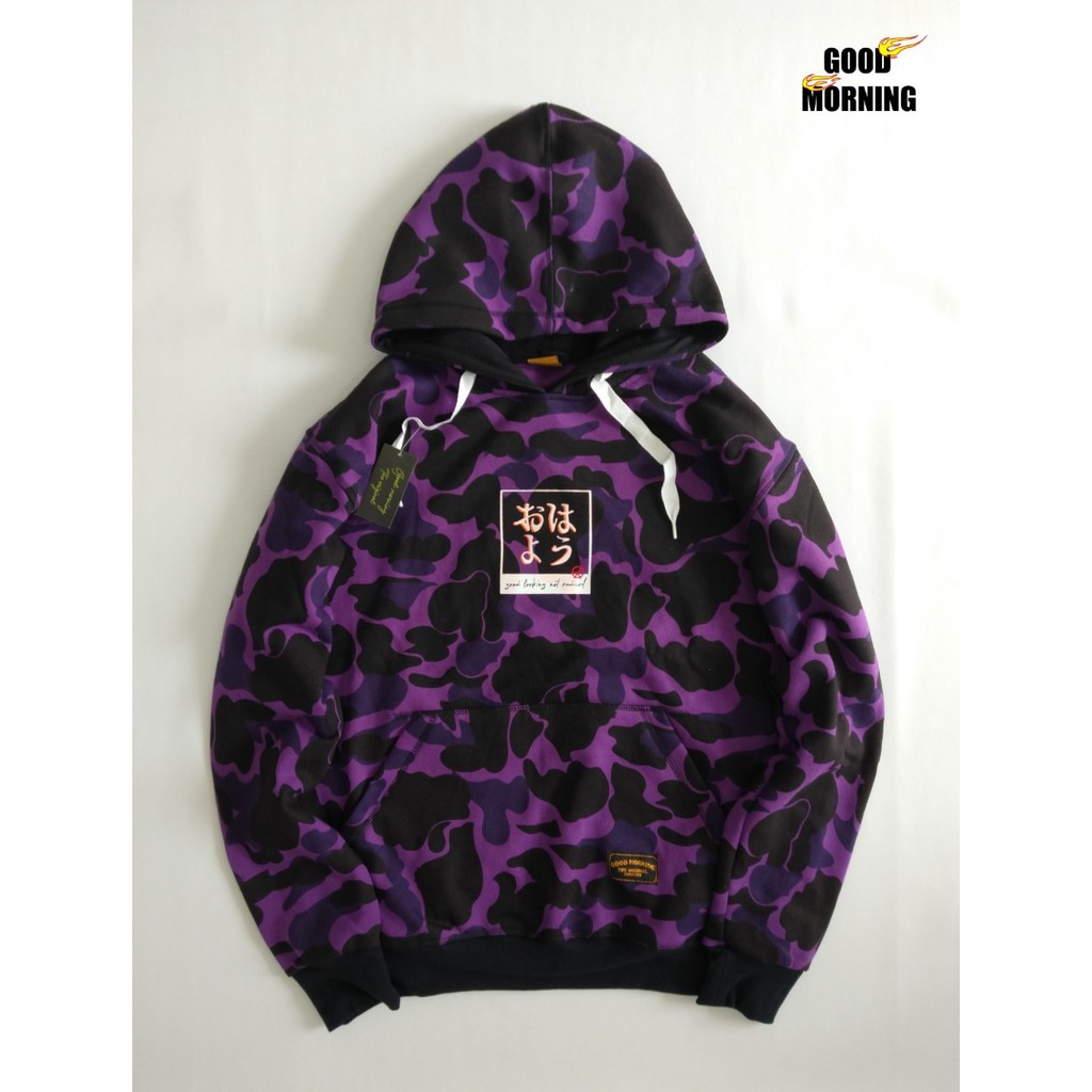 Premium(Realpic) Jaket Sweater Hoodie Good Morning / Sweater Hoodie Premium / GM11