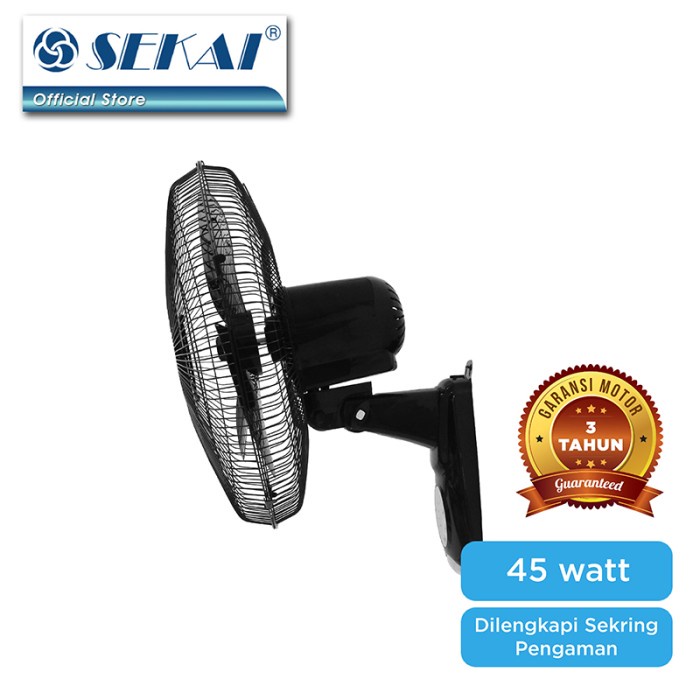 SEKAI Plastic Wall Fan 16 Inch WFN1628RC Kipas Dinding Remote WFN 1628