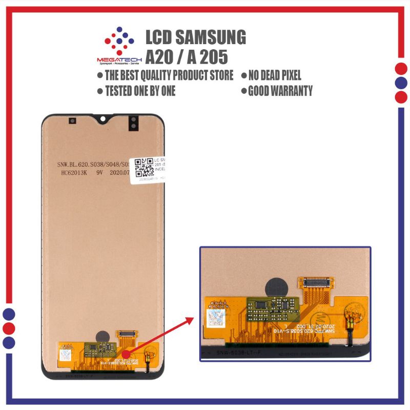 LCD TOUCHSCREEN SAMSUNG GALAXY A20/LCD FULLSET TS SAMSUNG A205 A205f INCELL