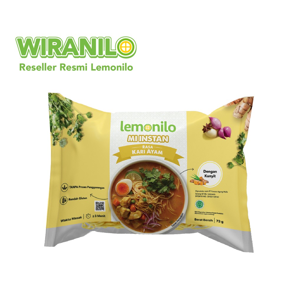 

Lemonilo Mie Instan Kuah Rasa Kari Ayam