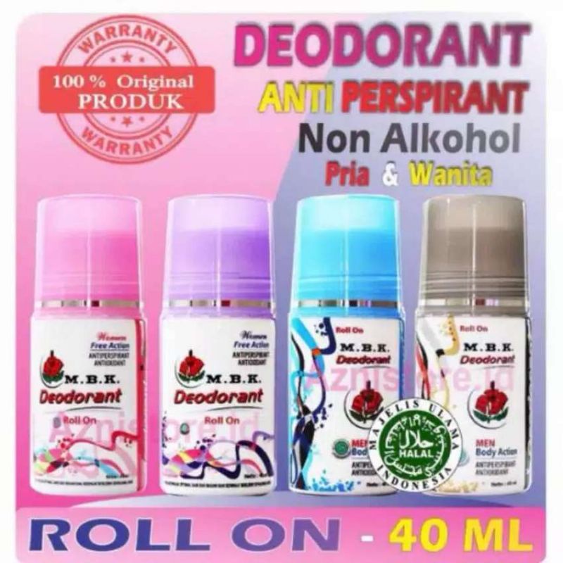 MBK deodorant  / Roll On 40ml /