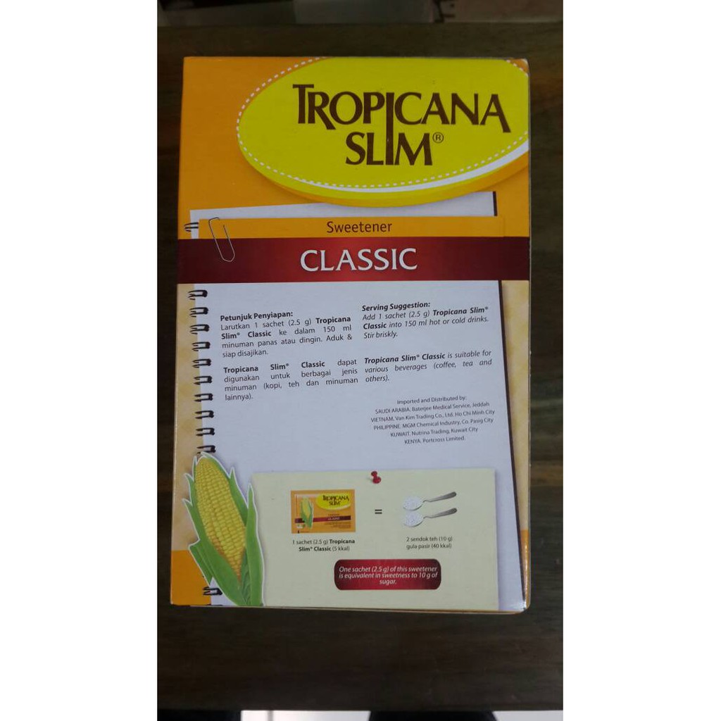 

Tropicana Slim Classic isi 25 sachet
