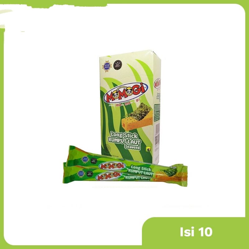 

Momogi LONG STICK rasa rumput laut 10x12 gram