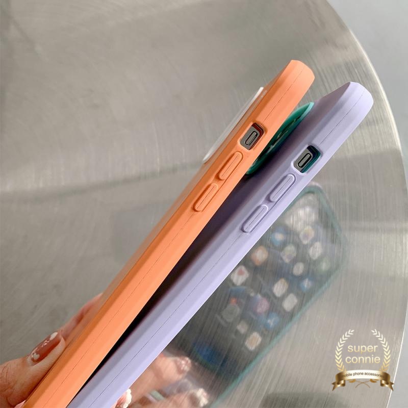 Soft Case Silikon Tpu 3 In 1 Warna Solid Tahan Banting Anti Jatuh Untuk Iphone 6 6s 7 8 Plus 11 12 13 Pro Max X Xr Xs Max Se 2020