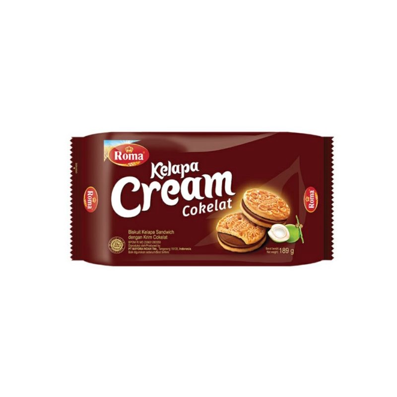 

Roma Biskuit Kelapa Cream Cokelat 189 g